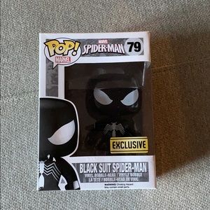 Funko Black Suit Spiderman POP
